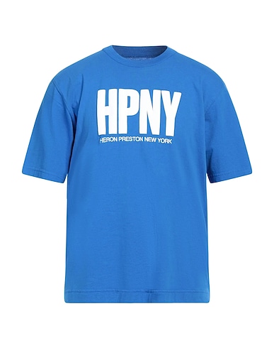 HERON PRESTON T-shirt Azure 100% Cotton