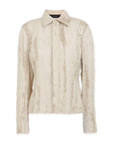 AMIRI Solid colour shirts & blouses Sage green 100% Viscose