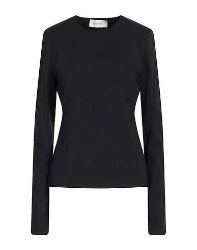 SPORTMAX Basic T-Shirt Schwarz 80% Polyamid, 20% Elastan