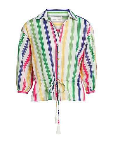 CARA CARA Striped shirt White 100% Cotton