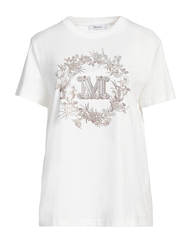 MAX MARA T-shirt Blanc 100% Coton