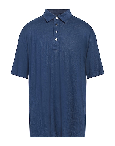 ZEGNA Polo Azul marino 100% Lino
