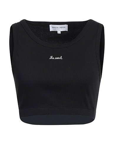 MAISON LABICHE Top Black 100% Organic cotton