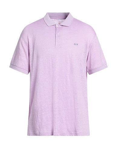 SUN 68 Polo shirt Lilac 100% Cotton