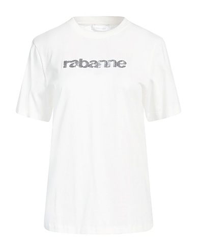RABANNE T-shirt Λευκό 100% Βαμβάκι