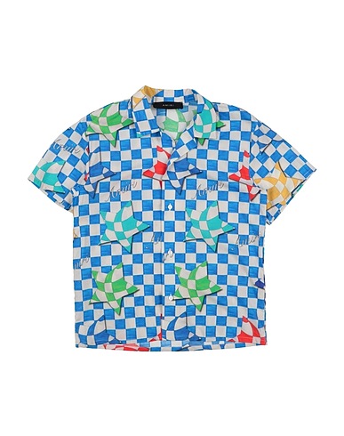 AMIRI Patterned shirt Blue 100% Cotton