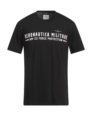 AERONAUTICA MILITARE T-shirt Nero 100% Cotone
