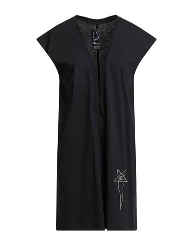 RICK OWENS x CHAMPION Top Nero 100% Cotone