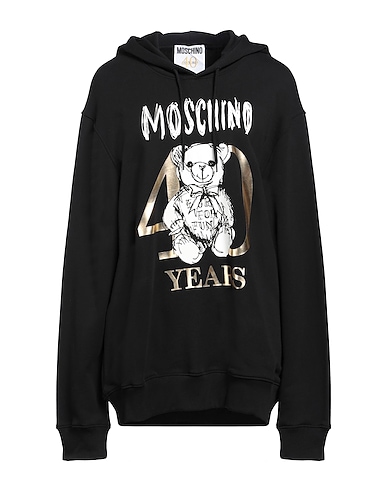 MOSCHINO Hooded sweatshirt NERO 100% Cotton