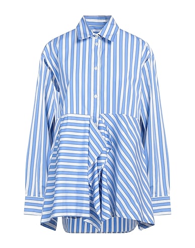JW ANDERSON Ριγέ πουκάμισο Μπλε 100% Βαμβάκι