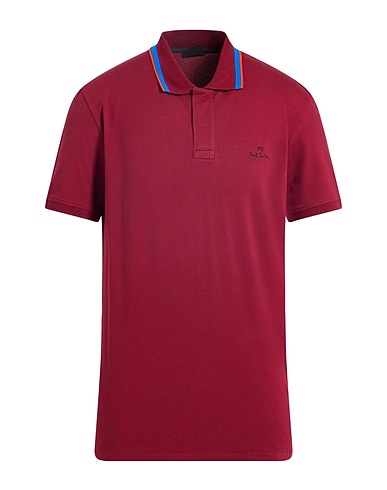 PS PAUL SMITH Polo shirt Brick 96% Cotton, 4% Elastane