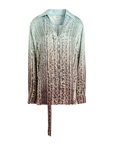 FENDI Silk top Light green 100% Silk