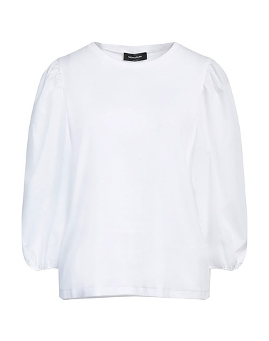 FABIANA FILIPPI T-shirt White 94% Cotton, 6% Elastane, Polyester