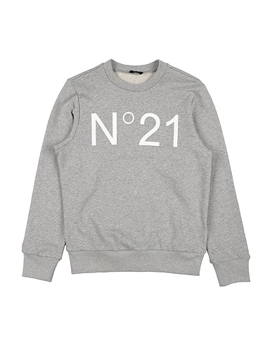 N°21 Sweatshirt Light grey 100% Cotton