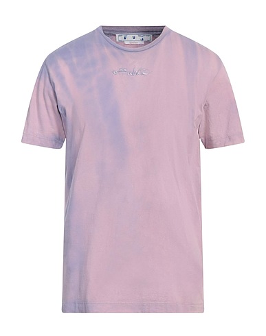 OFF-WHITE™ T-shirt Mauve 100% Cotton, Polyester