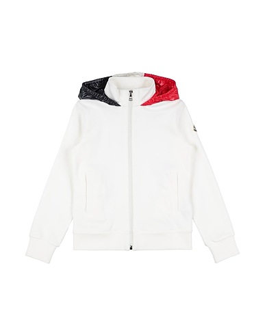 MONCLER Hooded sweatshirt White 100% Cotton, Polyester