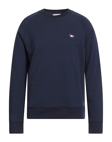 MAISON KITSUNÉ Felpa Blu navy 100% Cotone