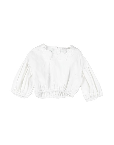 MISS GRANT Top Bianco 100% Cotone