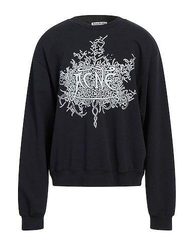 ACNE STUDIOS Hooded sweatshirt Midnight blue 100% Cotton