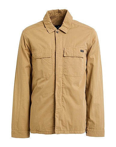 7 FOR ALL MANKIND Solid colour shirt Camel 100% Cotton