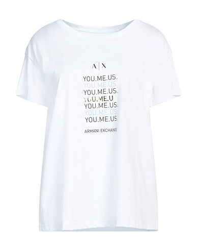 ARMANI EXCHANGE T-shirt Bianco 100% Cotone