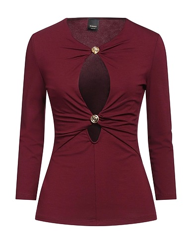 PINKO Top Burgundy 95% Viscose, 5% Elastane