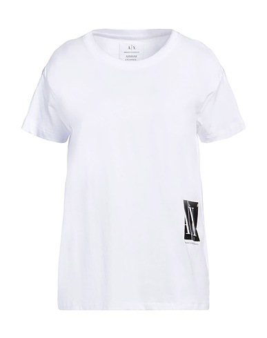 ARMANI EXCHANGE T-Shirt BIANCO 100% Baumwolle