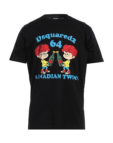 DSQUARED2 Ｔシャツ ブラック コットン 100%