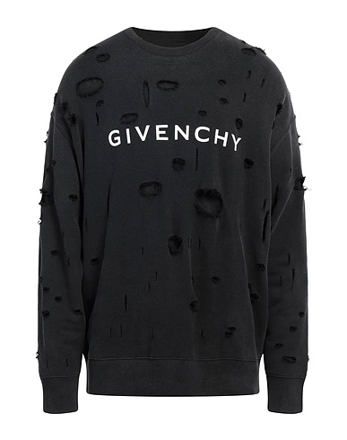 GIVENCHY Толстовка Чёрный 100% Хлопок