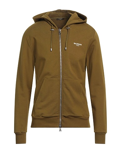 BALMAIN Sweatshirt VERDE MILITARE 100% Cotton