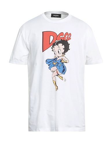 DSQUARED2 T-Shirt BETTY BOOP™ Weiß 100% Baumwolle