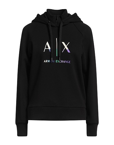 ARMANI EXCHANGE スウェット ブラック コットン 100% / ポリウレタン