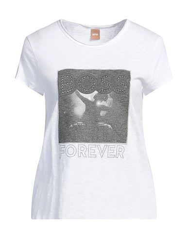 BOSS T-shirt White 100% Cotton