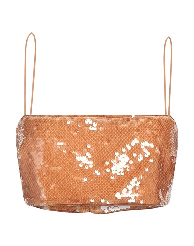 MAX MARA STUDIO Top Cammello 100% Poliestere