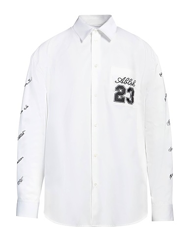 OFF-WHITE™ Camicie Bianco 100% Cotone