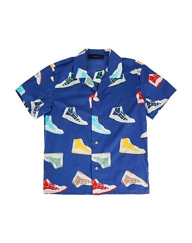 AMIRI Patterned shirt Blue 100% Cotton