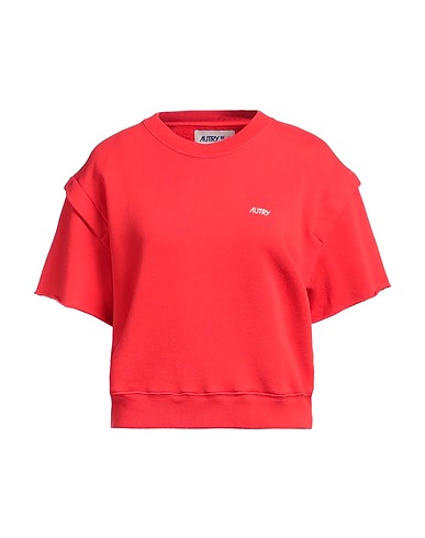 AUTRY Sweatshirt Red 96% Cotton, 4% Elastane