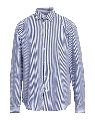 MANUEL RITZ Striped shirt Blue 100% Cotton