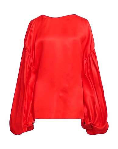 KHAITE Top Rosso 100% Seta