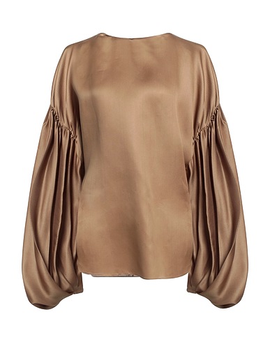 KHAITE Top Khaki 100% Seta
