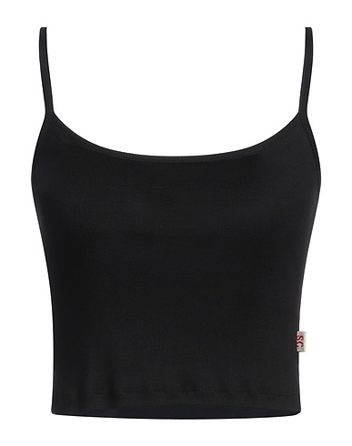 SEMICOUTURE Top Black 50% Modal, 50% Cotton