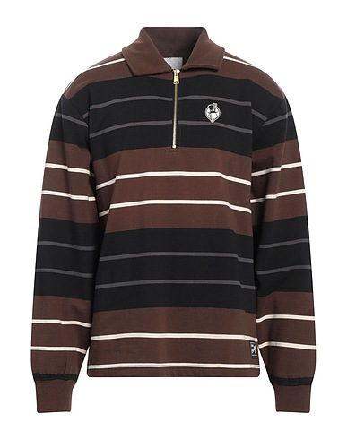 VANS Sweatshirt Chocolate brown 60% Cotton, 40% Polyester