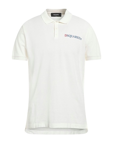 DSQUARED2 Polo shirt White 100% Cotton