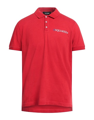 DSQUARED2 Polo shirt Red 100% Cotton