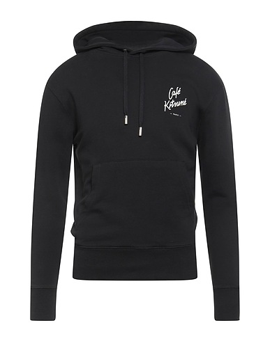 MAISON KITSUNÉ Hoodie CAFÉ KITSUNÉ Schwarz 100% Baumwolle