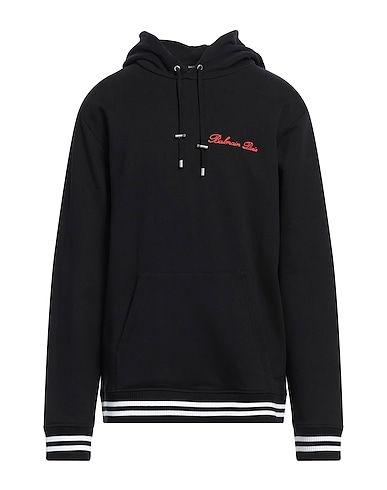 BALMAIN Hooded sweatshirt Black 100% Cotton