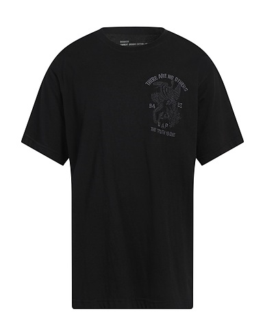 MAHARISHI T-shirt Nero 100% Cotone organico