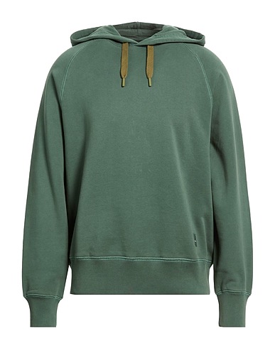 PS PAUL SMITH Hooded track jacket VERDE SCURO 100% Cotton