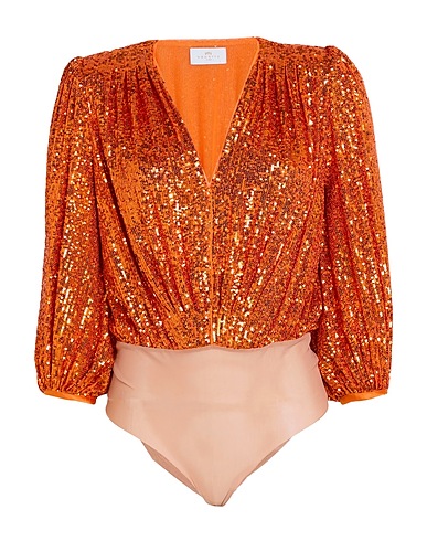 NENETTE TOPWEAR Mandarin 100% Polyester, Elastane