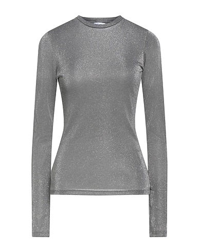 MSGM Top Gunmetal 68% Polyamide, 32% Metallic fiber